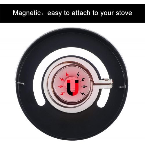  Frienda Magnetic Wood Stove Thermometer Fire Stove Thermometer Flue Temperature Meter for Avoiding Stove Fan Damaged by Overheating (1)