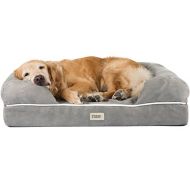 Friends Forever Orthopedic Dog Bed Lounge Sofa Removable Cover 100% Suede 4 Mattress Memory-Foam Premium Prestige Edition