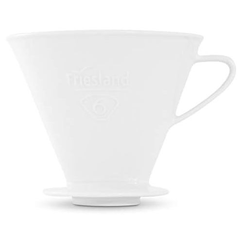  Friesland Porzellan Friesland Kaffeefilter Gr. 6 Weiss Porzellan