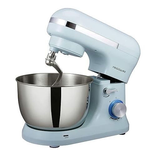  FRIGIDAIRE ESTM020-BLUE CULINARY CHEF 4.5L Retro Stand Mixer (Blue), 4.75 quart