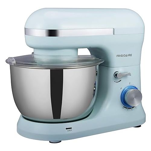  FRIGIDAIRE ESTM020-BLUE CULINARY CHEF 4.5L Retro Stand Mixer (Blue), 4.75 quart