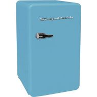 FRIGIDAIRE EFR372-BLUE 3.2 Cu Ft Blue Retro Compact Rounded Corner Premium Mini Fridge