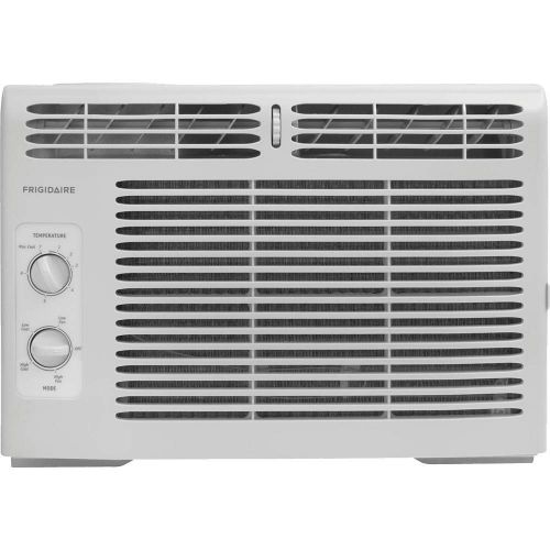  Frigidaire 5,000 BTU 150 Sq Ft, Mechanical Rotary Controls Window Air Conditioner, 115V Electrical Outlet, 6.5 3-Prong Power Cord FFRA0511R1, White Color