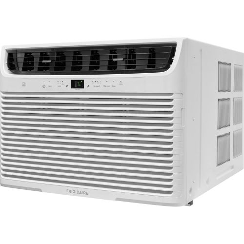  Frigidaire 25,000 BTU 230V Window-Mounted Heavy-Duty Temperature Sensing Remote Control Air Conditioner, White