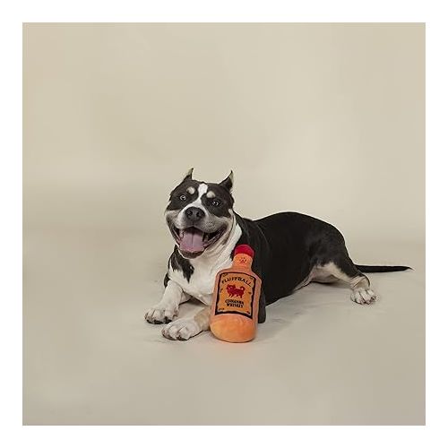  Fringe Studio Plush Dog Toy, FLUFFBALL Cinnamon Whiskey (289715) Medium