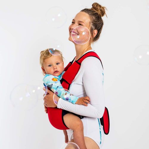  Frog Orange Wetsuit Baby Carrier (Bright Red)