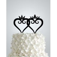 Frog Studio Home Acrylic Wedding cake Topper - Simple King and Queen Kingdom Hearts