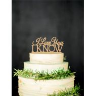 Frog Studio Home WTA1023 WTA - Star Wars Inspired Cake Topper I Love you I Know Wedding Cake Topper