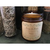 FromAFable Antique - Amber Vanilla Candle - Dragons Blood Candle - Rustic Candle - Victorian Candle Scent - Antique Candle - Back to School