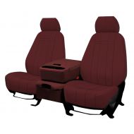 Front Seats: ShearComfort Custom Waterproof Cordura Seat Covers for Chevy Silverado (2007-2009) in Burgundy for 40/20/40 w/Adjustable Headrests and Folddown Center Console w/Cuphol
