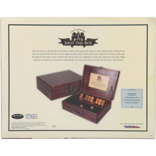  Front Porch Classics Old Century Shut The Box Game