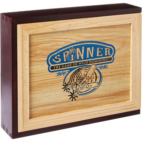  Front Porch Classics Spinner: The Game of Wild Dominoes (Wooden Box)