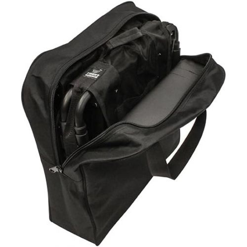  Expander Chair Storage Bag with Carrying Strap - Heavy Duty Fabric Bag for Folding Chair Camping, Picnics, Outdoor Concerts and Sporting Events Use (Black) Front Runner