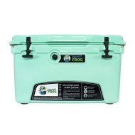 Frosted Frog Mint 45 Quart Ice Chest Heavy Duty High Performance Roto-Molded Commercial Grade Insulated Cooler