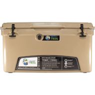 Frosted Frog Sand 75 Quart Ice Chest Heavy Duty High Performance Roto-Molded Commercial Grade Insulated Cooler