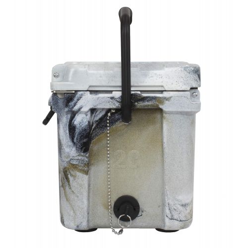  Frosted Frog Desert Camo 20 Quart Ice Chest Heavy Duty High Performance Roto-Molded Commercial Grade Insulated Cooler