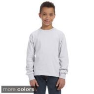 Fruit of the Loom Youth Heavy Cotton HD Long Sleeve T-shirt by Fruit of the Loom