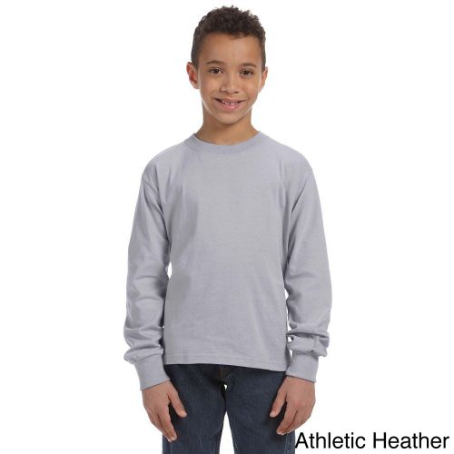  Fruit of the Loom Youth Heavy Cotton HD Long Sleeve T-shirt by Fruit of the Loom