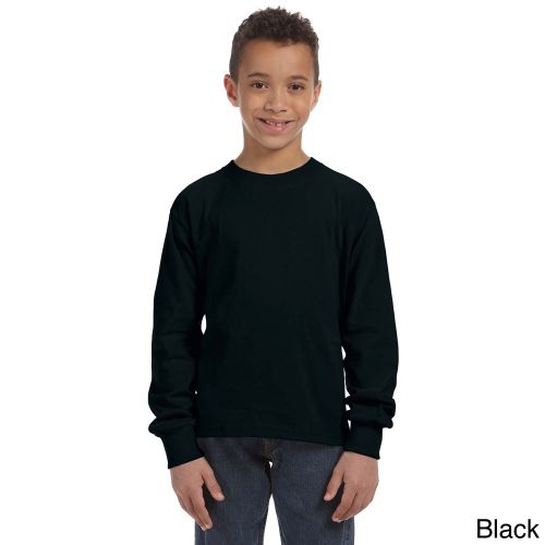  Fruit of the Loom Youth Heavy Cotton HD Long Sleeve T-shirt by Fruit of the Loom