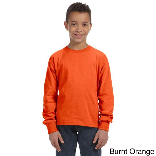  Fruit of the Loom Youth Heavy Cotton HD Long Sleeve T-shirt by Fruit of the Loom