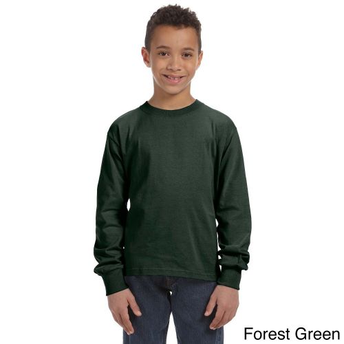  Fruit of the Loom Youth Heavy Cotton HD Long Sleeve T-shirt by Fruit of the Loom