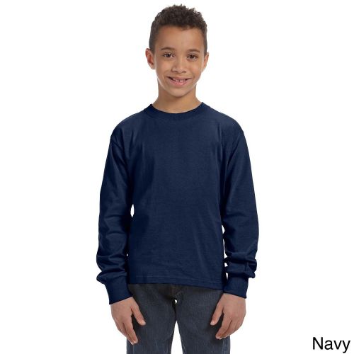  Fruit of the Loom Youth Heavy Cotton HD Long Sleeve T-shirt by Fruit of the Loom