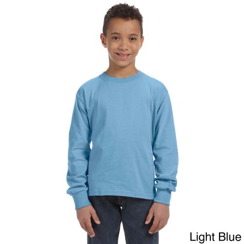  Fruit of the Loom Youth Heavy Cotton HD Long Sleeve T-shirt by Fruit of the Loom