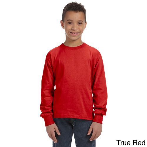  Fruit of the Loom Youth Heavy Cotton HD Long Sleeve T-shirt by Fruit of the Loom