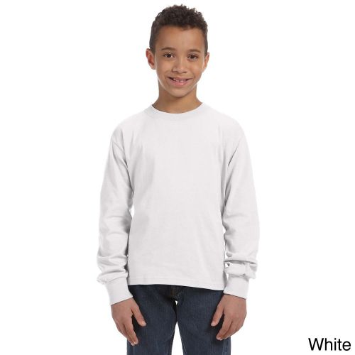  Fruit of the Loom Youth Heavy Cotton HD Long Sleeve T-shirt by Fruit of the Loom