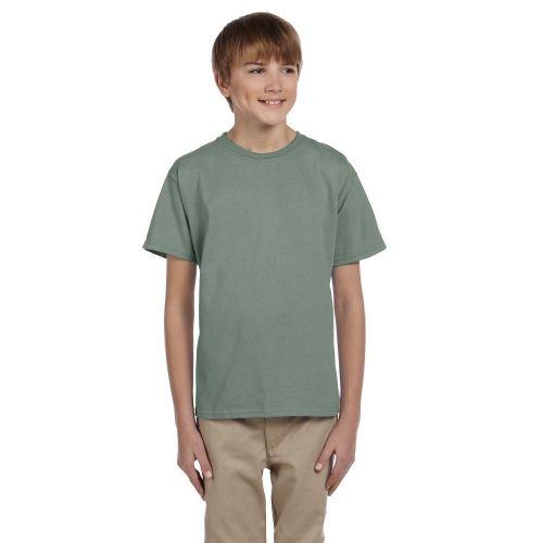  Fruit of the Loom Boys Sagestone Heavy Cotton Boys Heather T-shirt