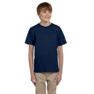 Fruit of the Loom Boys Heather J Navy Heavy Cotton T-shirt