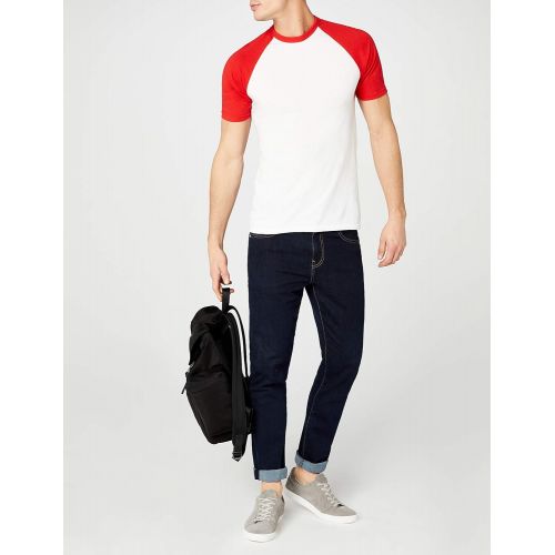  Fruit of the Loom Mens Baseball Raglan Long Sleeve T-Shirt