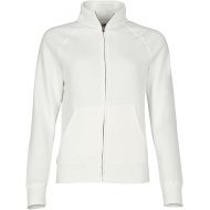 Fruit of the Loom Ladies/Womens Lady-Fit Sweatshirt Jacket (M) (White)