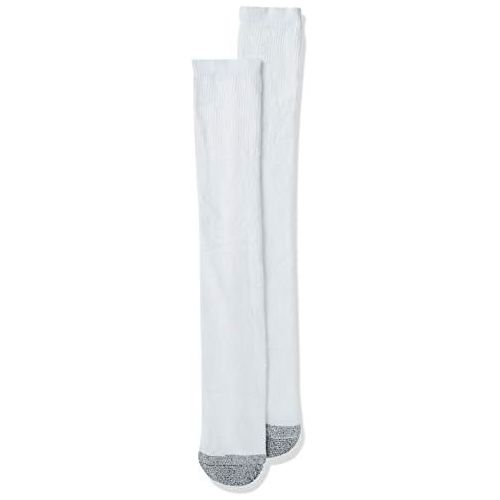 브라더 Brother Mens Cotton Work Gear Tube Socks | Cushioned, Wicking, Durable | 10 Pack, white, Shoe Size: 6-12