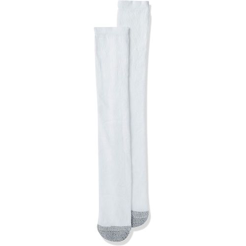 브라더 Brother Mens Cotton Work Gear Tube Socks | Cushioned, Wicking, Durable | 10 Pack, white, Shoe Size: 6-12