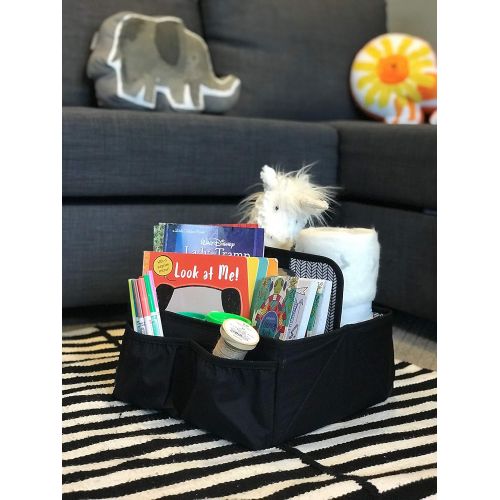  [아마존베스트]Fruutful Baby Diaper Caddy and Car Organizer for Accessories: Large Portable Boy or Girl Nursery Storage Bin for...