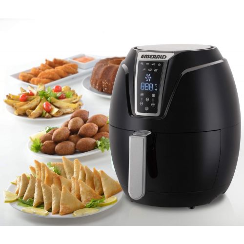  Emerald Air Fryer with Digital LED Touch Display 1400 Watts - 3.2L Capacity (1802)