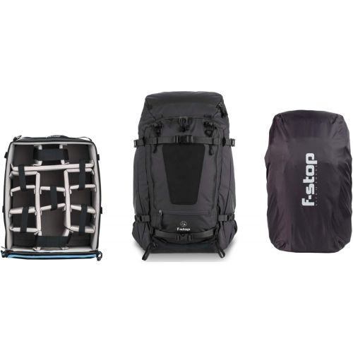  f-stop ? Tilopa 50L Bundle ? Adventure Camera Backpack for DSLR, Outdoor, Travel, Photo Gear Protection ? Includes Modular Internal Camera Unit Storage Insert, Rain Cover (Anthraci