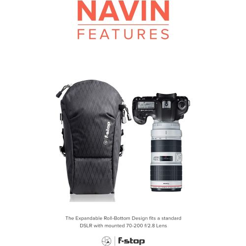  f-stop - Navin Expandable Camera Carry Holster for DSLR, Mirrorless with Attached Lens