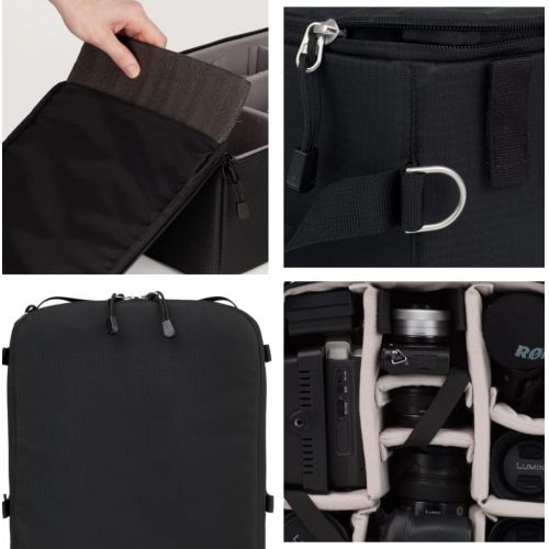  f-stop ? Large Pro Internal Camera Unit (ICU) Pack Insert for DSLR, Mirrorless, Lenses - Photographer Carry and Storage