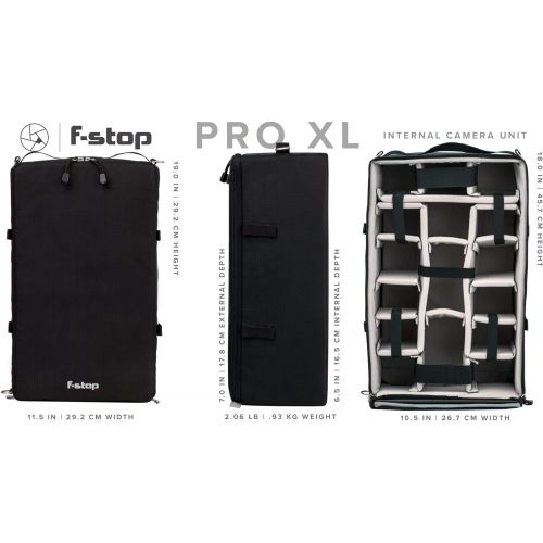  f-stop ? XL Pro Internal Camera Unit (ICU) Pack Storage Insert for DSLR, Mirrorless, Telephoto, Lens and Gear Carry Protection