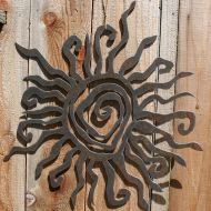 /Fttdesign Rustic Sun Wall Decor 24 recycled steel custom SUN metal sun