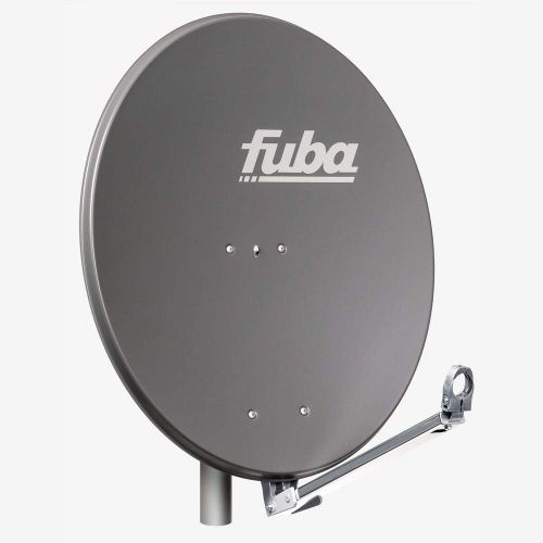  [아마존베스트]-Service-Informationen Fuba 4 Teilnehmer Sat Anlage DAL 804 A | Sat Komplettanlage mit Fuba DAL 800 A Alu Sat-Schuessel/Sat-Spiegel anthrazit + Fuba DEK 417 Quad LNB fuer 4 Receiver/Teilnehmer (HDTV-, 4K-