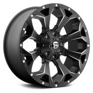 Fuel Offroad D546 Assault 17x9 5x114.3/5x127 -12mm Black/Milled Wheel Rim