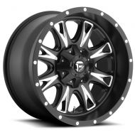 Fuel Throttle black Wheel with Painted Finish (17 x 9. inches /5 x 5 inches, -12 mm Offset)