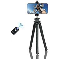 [아마존 핫딜] [아마존핫딜]Fugetek Flexible 11 Phone Tripod Stand, Rugged, Adjustable, Waterproof, GoPro, Camera, iPhone XR/XS Max, XS/X, 8/8P, Android Samsung Galaxy, Pixel, HTC Holder, with Wireless Blueto