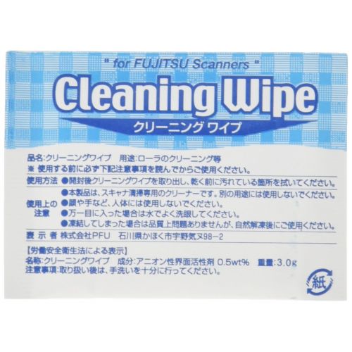  [아마존베스트]Fujitsu PA03950-0419 Scanner Consumable Cleaning Wipes, 24/pack