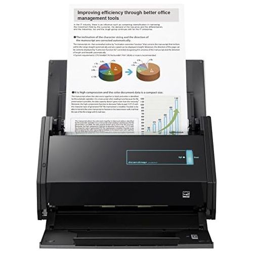  Fujitsu ScanSnap iX500 Color Duplex Desk Scanner for Mac and PC [Discountinued Model, 2013 Release]