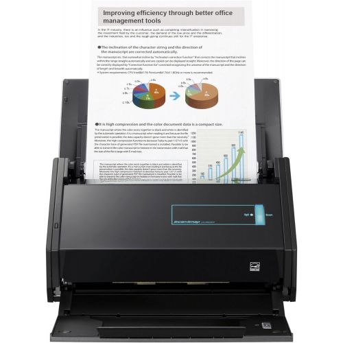  Fujitsu ScanSnap iX500 Color Duplex Desk Scanner for Mac and PC [Discountinued Model, 2013 Release]