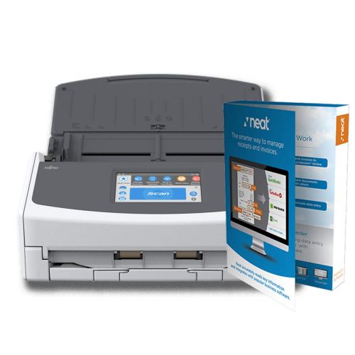  Fujitsu ScanSnap iX1500 Document Scanner Powered with Neat, 1 Year Neat Premium License